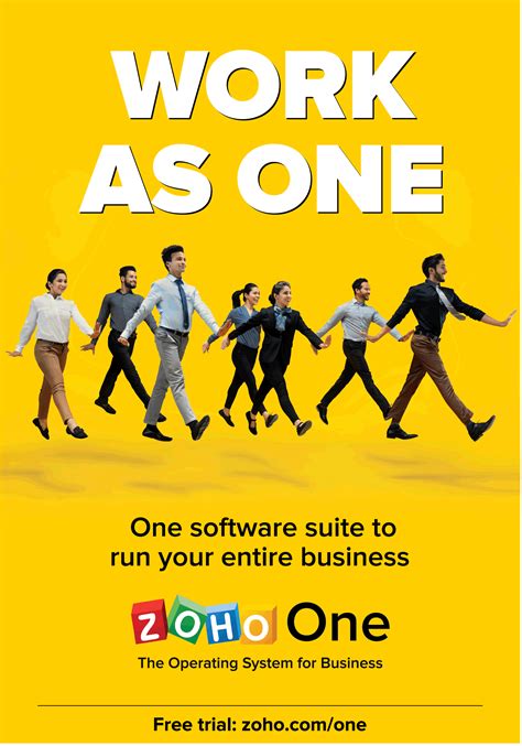 Zoho One One Software Suite To Run Your Entire Business Ad Advert Gallery
