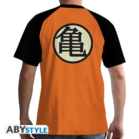 Dragon ball z t shirt orange. DRAGON BALL - Tshirt "Kame Symbol" man SS orange - premium - Abysse Corp