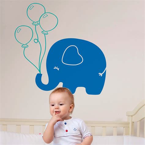 Vinilo Decorativo Elefante Bebé Encué