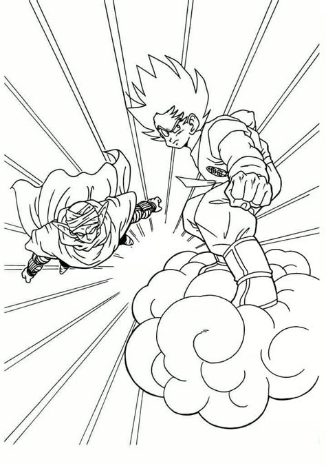 Dibujos De Goku De Anime Dragon Ball Z Para Colorear Para Colorear