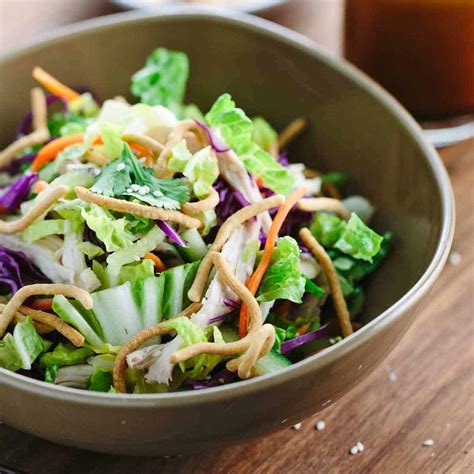 The dressing was full of flavor and good for summer time salad. Chinese Chicken Salad Recipe with Vinaigrette Dressing | Jessica Gavin