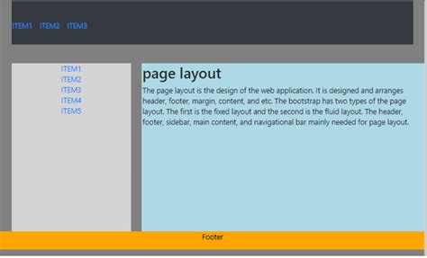 Bootstrap Page Layout How Does Work Bootstrap Page Layout