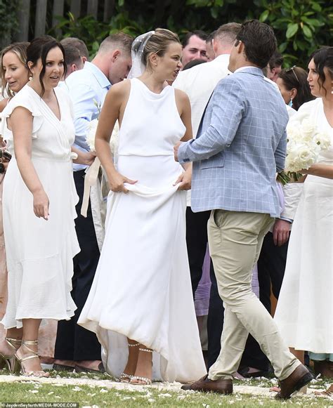 Nrl Star Tom Burgess Marries Model Tahlia Giumelli In An Outdoor Ceremony In Sydney Daily Mail
