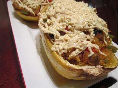 In my opinion, baking spaghetti squash produces squash with the best overall flavor and texture. Vegan Baked Spaghetti Squash Http://www.vegmenufortheweek ...