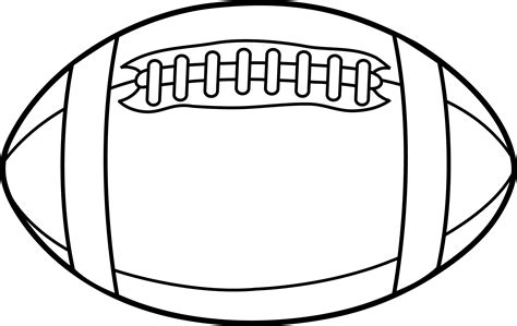 Outline Football Clip Art Clip Art Library