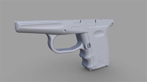 Pistol Frame 3d Scan 3d Model By Laser Design Laserdesign 05d3455