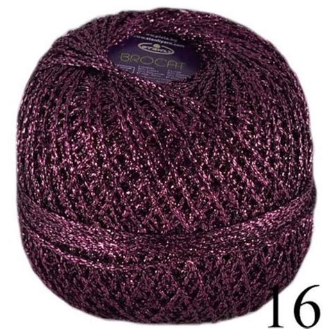 Metallic Crochet Thread Metallic Yarn Glitter Lurex Yarn Etsy