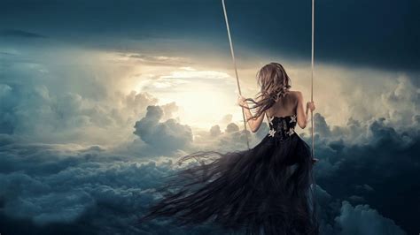 Swing In The Clouds Wallpapers Wallpaper Cave