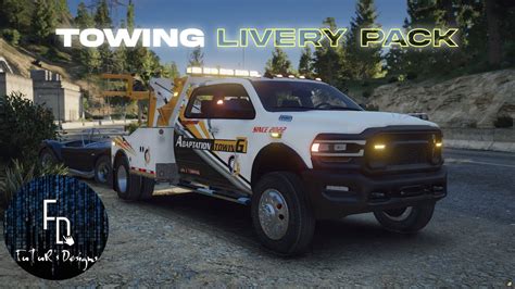Futurs Designs Adaptation Towing Livery Pack Fivem Youtube