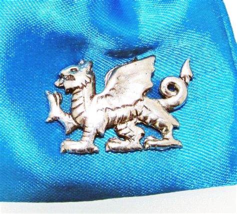 Welsh Dragon Pin Badge High Quality Pewter Ts From Pageant Pewter