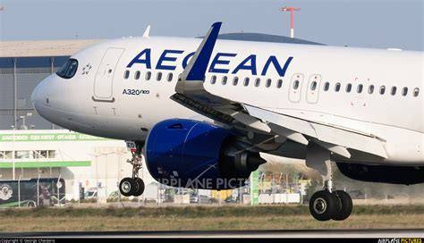 Sx Ned Aegean Airlines Airbus A320 Neo At Athens Eleftherios