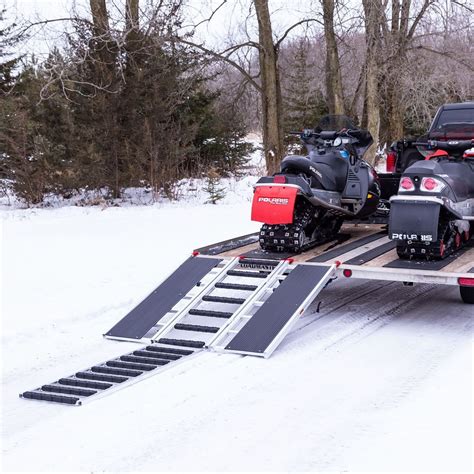 Black Ice 60 X 54 Snowmobile Ramp With Center Extension And Stud