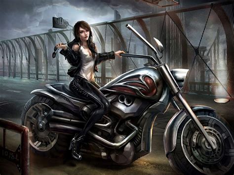 Female Motorcycle Wallpapers Top Free Female Motorcycle Backgrounds