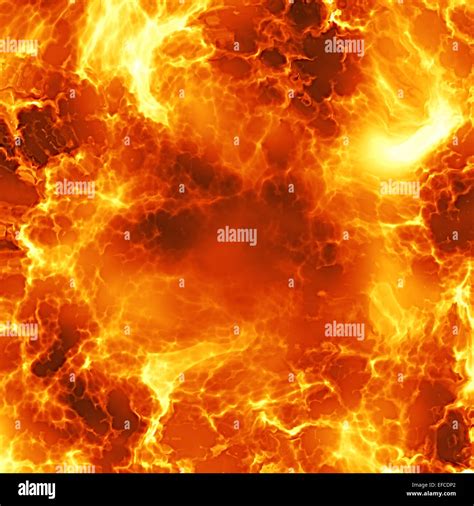 Fireball Rendered Closeup View For Background Stock Photo Alamy
