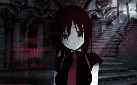The Wallflower Anime Goth Girl Gothic Anime Black Emo Eyes Gothic