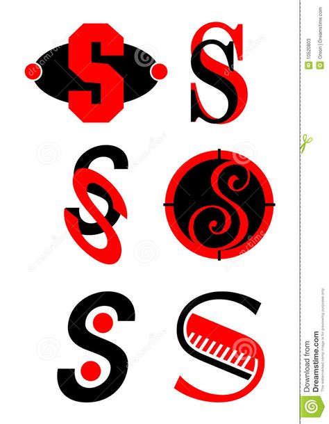 Vector Alphabet S Logos And Icons Stock Vector Image 10520803
