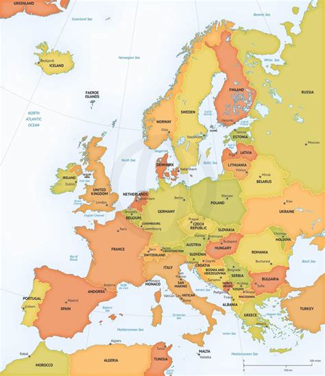 65 Best Maps Of Europe Continent Regions Countries Images On