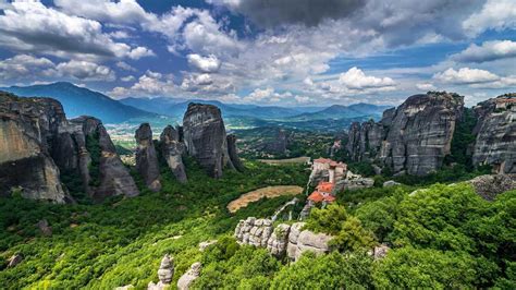 Greece Meteora Roussanou And Other Monasteries 2016 Bing Desktop