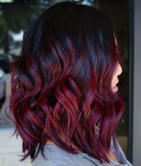 11 Meilleures Idées Sur Ombré Hair Rouge Cheveux Rouge Coloration