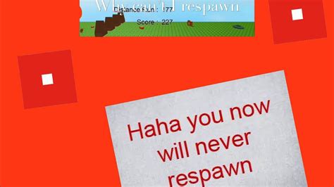 If You Couldnt Respawn In Robloxto Be Continued Youtube