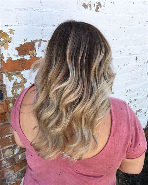Rooty Blonde Balayage Done With Babylights Root Smudge Root Tap J