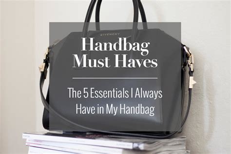 Handbag Must Haves 5 Essential Items In My Handbag Alterations Needed