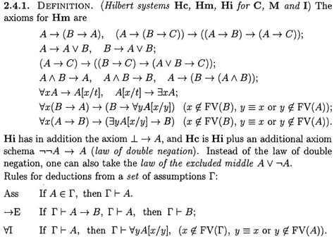 Logic Provide Sequent Calculus Proofs Of The Axioms Of The →∀⊥