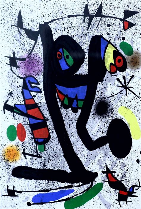 Miró Les Demoiselles Au Papillon Joan Miró I Ferrà Joan Miro