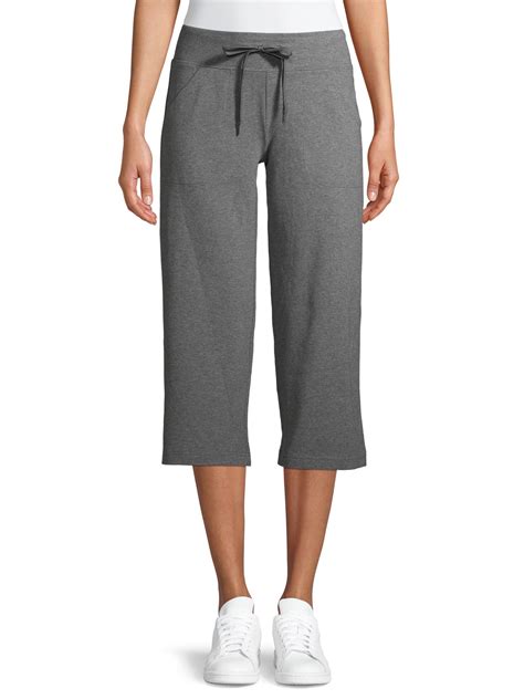 Athletic Works Womens Athleisure Relaxed Capri With Pockets