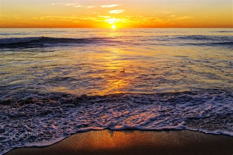 Golden Sunset at the Beach in Oceanside - November 20, 2015 | Sunset ...
