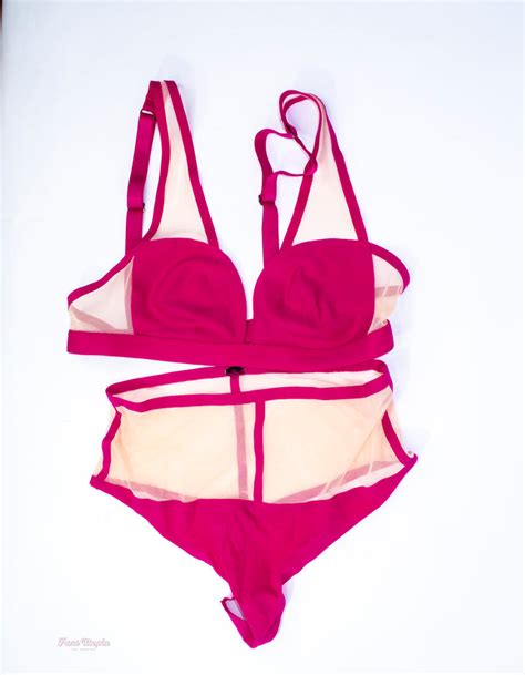 aiden ashley magenta and nude bra and panties set fans utopia