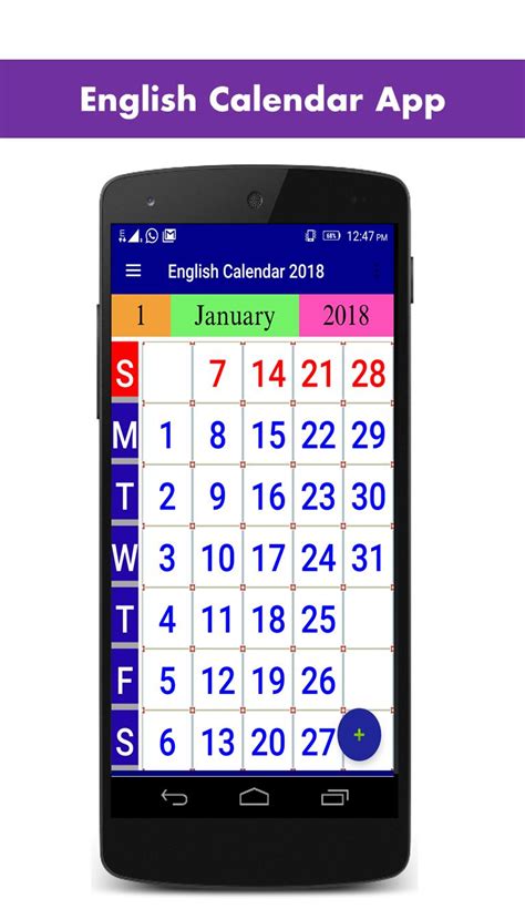 English Calendar 2020 Apk For Android Download
