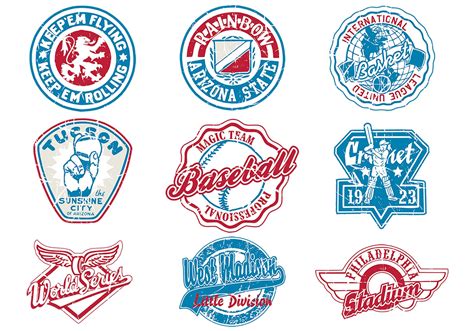 395 inspirational designs, illustrations, and graphic elements from the world's best designers. Grungy Sports Vector Logo Pack - Download Free Vectors, Clipart Graphics & Vector Art