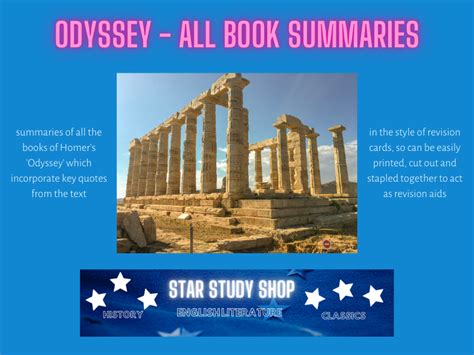 Odyssey Book Summaries Teaching Resources
