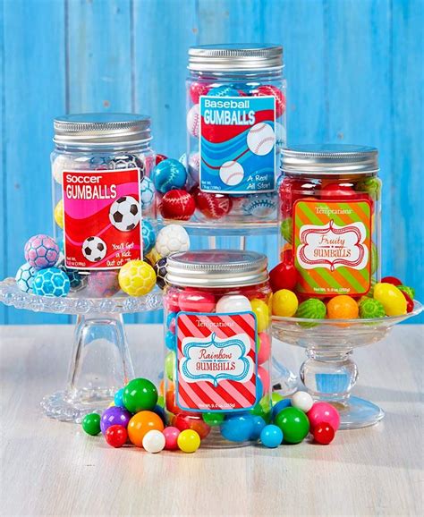 Themed Gumball Jars Fruity Flavors Food Ts Gumball