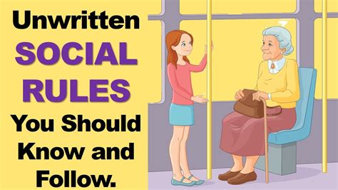 Unwritten Social Rules You Should Know And Follow Youtube