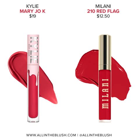 Kylie Cosmetics Mary Jo K Reformulated Liquid Lipstick Color Matches