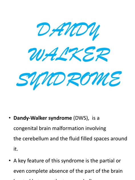 Dandy Walker Syndrome Animal Diseases Clinical Medicine