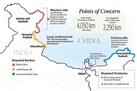 The India China Border Has Been Witnessing Tensions Over The Past Month