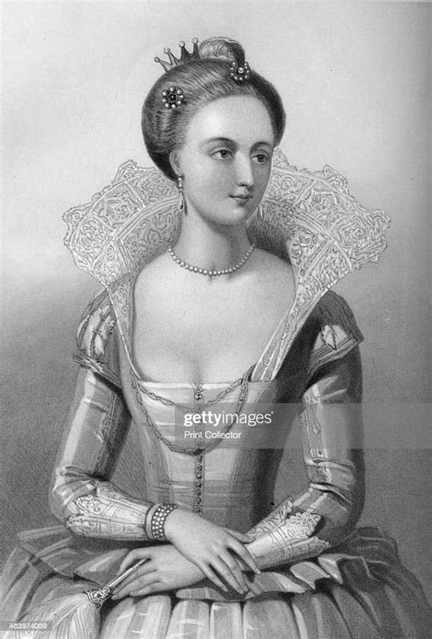 Anne Of Denmark Queen Consort Of King James I 1851 From News