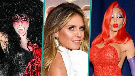 heidi klum s most outrageous halloween costumes of all time access