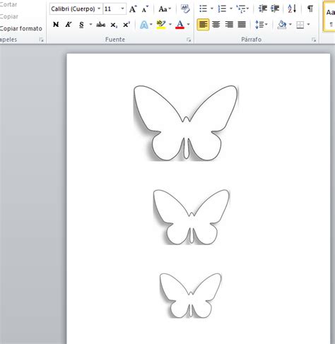 Patrones De Mariposa Para Decorar Las Paredes Butterfly Template