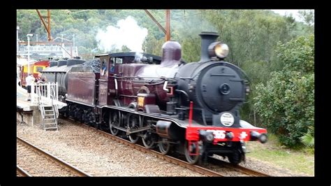 Australian Trains Steamfest Special At Hawkesbury River Youtube