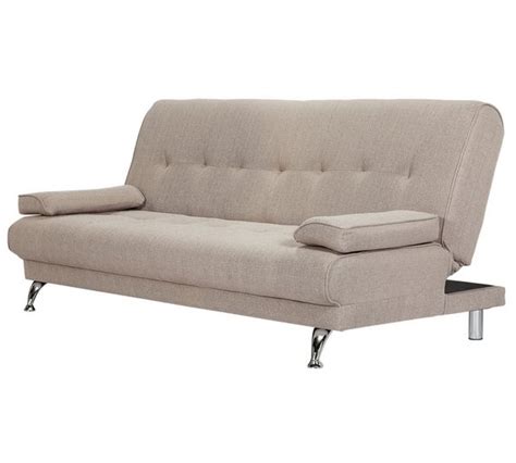 Buy Home Sicily 2 Seater Fabric Clic Clac Sofa Bed Natural At Argos
