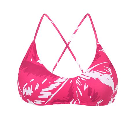 Bikini Tops Top Pink Palms Bralette Brand Rio De Sol