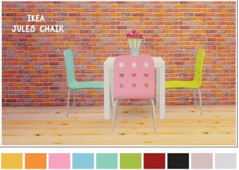 Linacherie Ikea Jules Chair Sims 4 Downloads