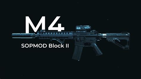 M4 Sopmod Block Ii Warzone Conversión De Arma Youtube