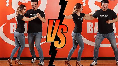 salsa on1 vs on2 a visual comparison youtube