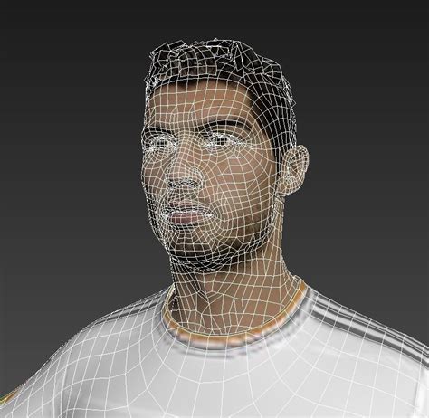 Cristiano Ronaldo 3d Model Game Ready Animated Rigged Max Obj Fbx Dae