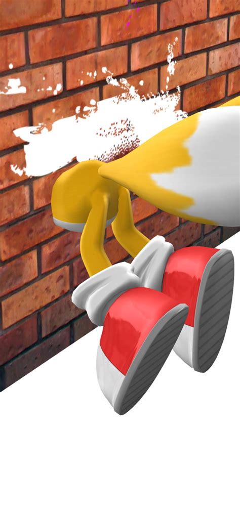 Tails Stuck In The Wall 2 By Sonicfan2498 On Deviantart